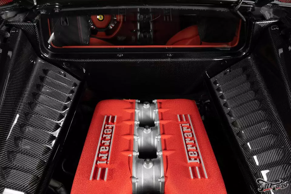 Ferrari 458 italia. Изготовление подкапотки из карбона! Процесс и результат.